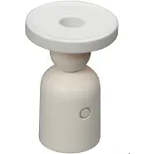 Konstsmide Lampe de table rechargeable Nantes Blanc pour bougeoir
