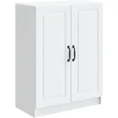 vidaXL Buffet blanc 66 x 34,5 x 87 cm en aggloméré