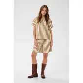 Saint tropez Chemisier 'Zalinda' beige / camel