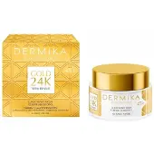 Dermika Luxury Gold 24K Total Benefit : crème élixir de jeunesse de luxe 45+, 50 ml