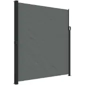 vidaXL Marquise latérale extensible Anthracite 220x500 cm