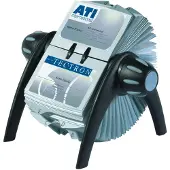 Durable Dispositif rotatifs pour cartes de visite Visifix-Flip , pour 200 cartes, noir