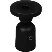 Konstsmide Lampe de table rechargeable Nantes Noir pour bougeoir