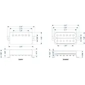 Lollar Standard Imperial Neck humbucker, noir
