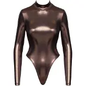 Cottelli collection Femmes, Body, Body langarm L, Or, Cuivre, (L)