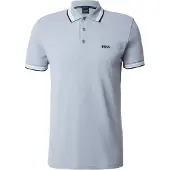BOSS Paddy 10241663 Green Short Sleeve Polo Gris S Homme