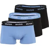 HUGO lot de trois caleçons Homme Electric Blue