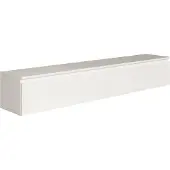 Selsey Bemmi - Meuble TV suspendu, blanc, 175 cm