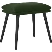 vidaXL Repose-Pied Vert Foncé 45x29,5x39 Cm Velours