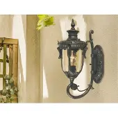 ELSTEAD Luminaires d'extérieur , Philadelphia, dimmable, Bronze / laiton ancien, Verre, Rustique