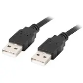 Lanberg CA-USBA-20CU-0010-BK Câble USB 1 m USB 2.0 Noir (CA-USBA-20CU-0010-BK)
