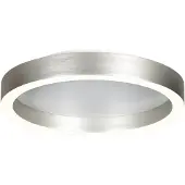 Steinhauer Lampe de plafond à design Ringlux Métal brossé Ø 30cm