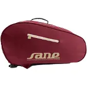 Sane Padel Pro Leather Padel Racket Bag Rouge