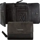 Tom Tailor Porte-monnaies 'Elin' gris / gris foncé