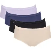 Sloggi Culotte 'Basic+' indigo / noir chiné / blanc