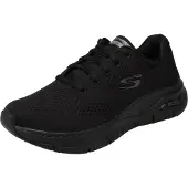 SKECHERS Baskets basses 'Arch Fit' beige / noir
