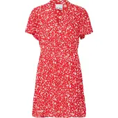 Ichi Robe-chemise ' Marrakech ' rouge sang