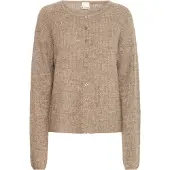 Ichi Cardigan 'IHKAMARA' beige foncé