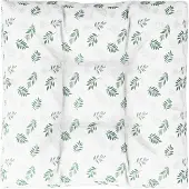 vidaXL Coussin De Palette Motif De Feuilles 70x70x12 Cm Tissu