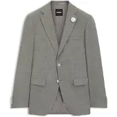 BOSS Veste Slim en tissu stretch mélangé
