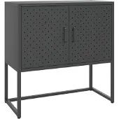 vidaXL Buffet anthracite 75 x 35 x 75 cm en acier