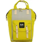 Bagmori Sac à langer beige / jaune / gris / noir / blanc
