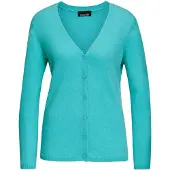 Goldner Cardigan aqua
