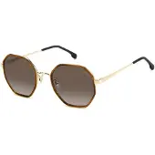 Carrera 3029/S Lunettes de soleil pour femme, monture en corne marron, 53/22/140