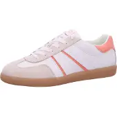 Tamaris Baskets basses mastic / saumon / blanc