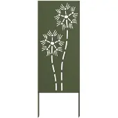 vidaXL Toile pare-vue jardin vert olive 50 x 140 cm