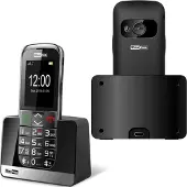 Maxcom Téléphone portable MM720 à une seule carte SIM, noir