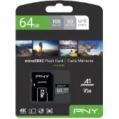 PNY MicroSDXC Pro Elite 64 Go 100 Mo/s
