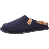 Rohde Pantoufle bleu nuit / cognac