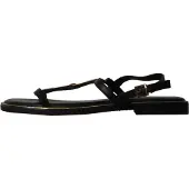 Super Mode Sandales 'Flache Riemchensandalen von Loevah Paris' noir