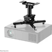 NeoMounts CL25-530BL1 Support plafond Beamer - h 25,5 cm - installation facile - mouvement complet