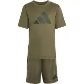Adidas Survêtement 'Seasonals' olive / noir