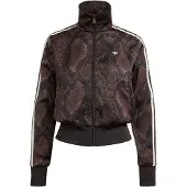 Adidas Originals Veste mi-saison 'Firebird' brun foncé / noir / blanc
