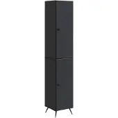 vidaXL , ensemble de deux armoires, matériau de bois