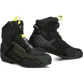 SHIMA Edge Vented Noir Dark Vert Chaussures de Moto Taille 47