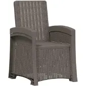 vidaXL Chaise longue de jardin imitation rotin, gris clair, PP