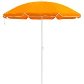 vidaXL Parasol de jardin 207 cm, polyester 170T, orange