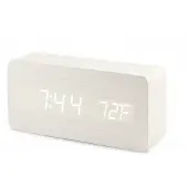 INF Réveil numérique avec LED Blanc