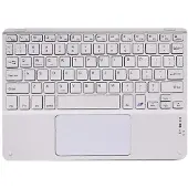 INF Clavier sans fil avec pavé tactile pour tablettes Blanc L