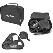 Godox S-bracket Bowens + Boîte à lumière 60x60cm + Grid