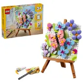 LEGO Decorative Floral Art Painting Construction Game Multicolore Enfants