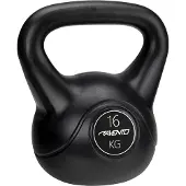Avento Plastic Concrete 16kg Kettlebell Noir 16 kg