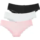 LASCANA Slip anthracite / rosé / blanc