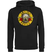 Mc Clothes Sweat-shirt 'Guns n' Roses' citron vert / gris clair / vert gazon / rouge pastel / noir