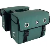 Willex Sacoches de vélo 40 L en toile verte
