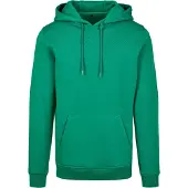 Build Your Brand Heavy Hoodie Vert 5XL Homme